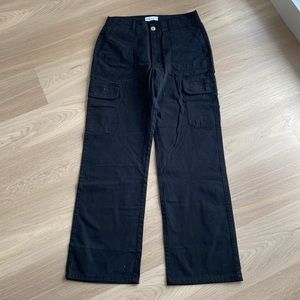 ZARA TRF Cargo Straight Pants